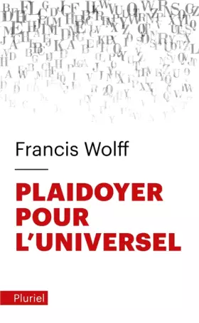 Couverture du produit · Plaidoyer pour l'universel