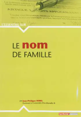 Couverture du produit · Le nom de famille