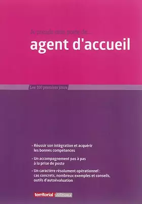 Couverture du produit · Je prends mon poste d'agent d'accueil