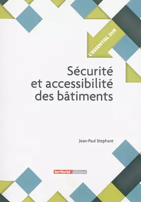 Couverture du produit · Sécurité et accessibilité des bâtiments