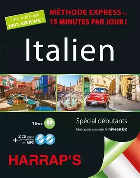 Couverture du produit · Harrap's Méthode Express Italien 2CD+livre