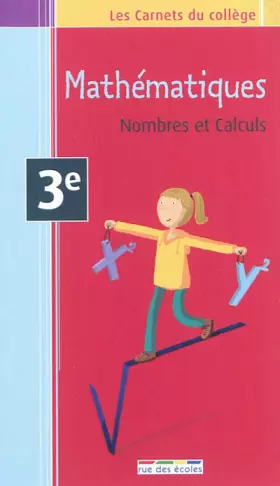Couverture du produit · Mathématiques, nombres et calcul - 3e