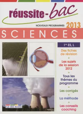 Couverture du produit · Réussite bac 2013 Sciences 1ère ES L