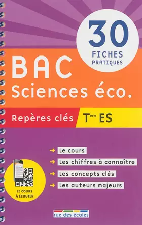 Couverture du produit · Repères clés : Bac Sciences éco., Term L, ES, S