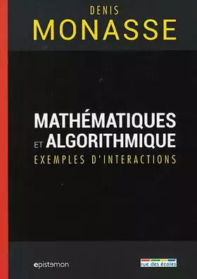 Couverture du produit · Mathématiques et algorithmique: exemples d'interactions