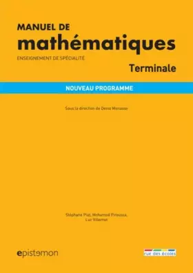 Couverture du produit · Manuel de mathématiques spécialité Terminale