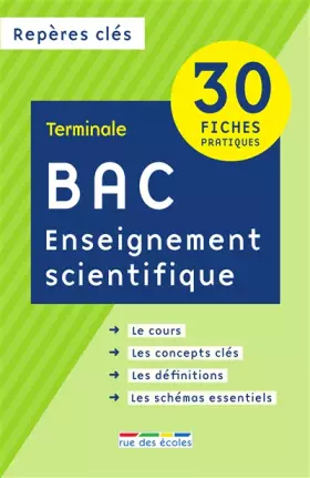Couverture du produit · Repères clés bac Enseignement scientifique