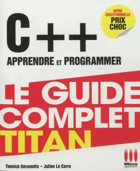 Couverture du produit · GUIDE COMPLET TITAN C++ APPRENDRE PROGRAMMER