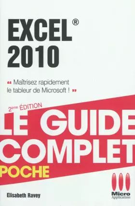 Couverture du produit · GCPOCHE EXCEL 2010