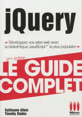 Couverture du produit · GUIDE COMPLET JQUERY