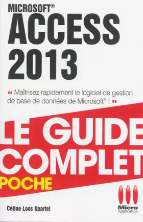 Couverture du produit · GC POCHE ACCESS 2013