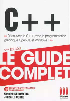 Couverture du produit · GUIDECOMPLET C++