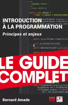 Couverture du produit · Introduction à la programmation
