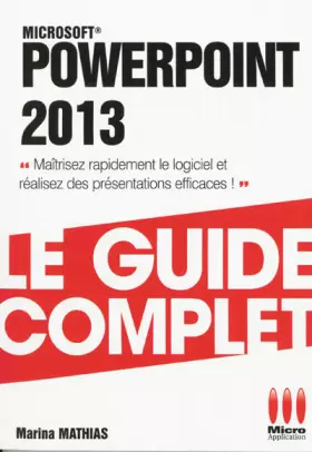 Couverture du produit · GUIDE COMPLET POWERPOINT 2013