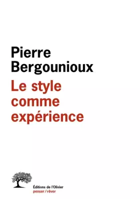 Couverture du produit · Le Style comme expérience