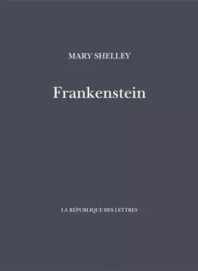 Couverture du produit · Frankenstein ou le Prométhée moderne