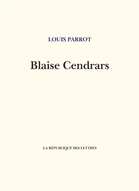 Couverture du produit · Blaise Cendrars
