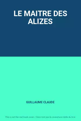 Couverture du produit · LE MAITRE DES ALIZES