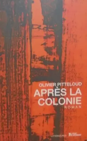 Couverture du produit · Apres la colonie