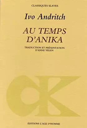 Couverture du produit · Au temps d'Anika