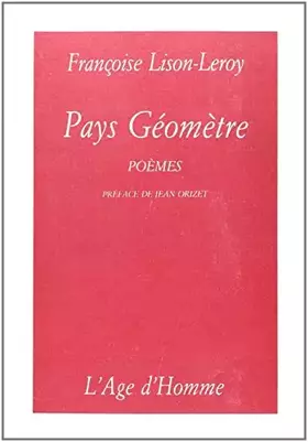 Couverture du produit · Pays géomètre