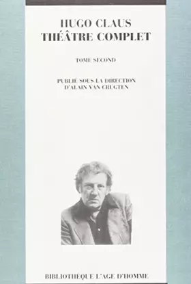 Couverture du produit · Théâtre complet