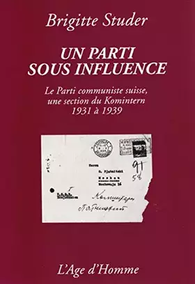 Couverture du produit · Parti sous influence