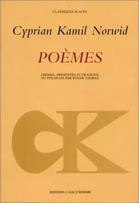 Couverture du produit · Poèmes