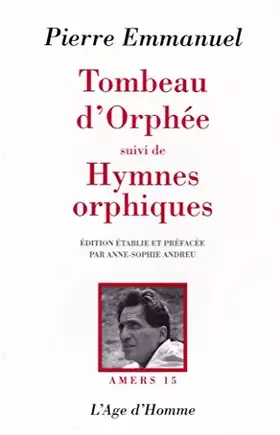 Couverture du produit · Amers, numéro 15 : Tombeau d'Orphée