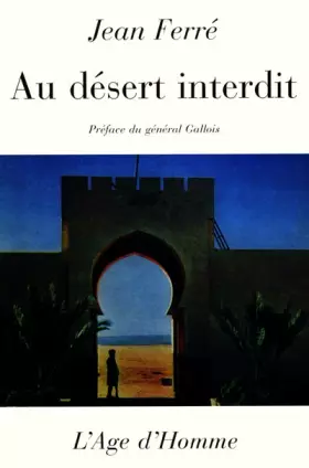 Couverture du produit · Au désert interdit