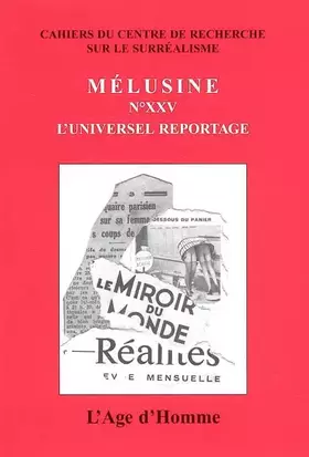 Couverture du produit · Mélusine 25 - L'universel reportage
