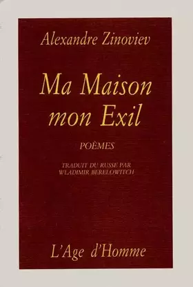 Couverture du produit · Ma maison, mon exil