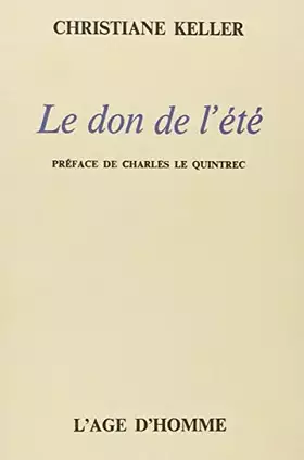 Couverture du produit · Le Don de l'été