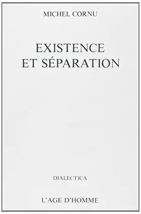 Couverture du produit · Existence et Séparation
