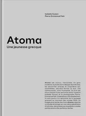 Couverture du produit · Atoma, une jeunesse grecque