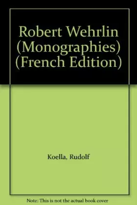 Couverture du produit · Robert wehrlin