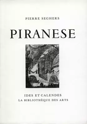 Couverture du produit · Piranese