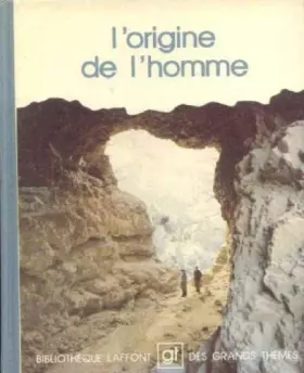 Couverture du produit · L'origine de l'homme