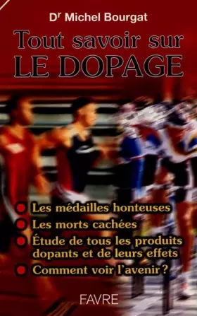 Couverture du produit · Tout savoir sur le dopage
