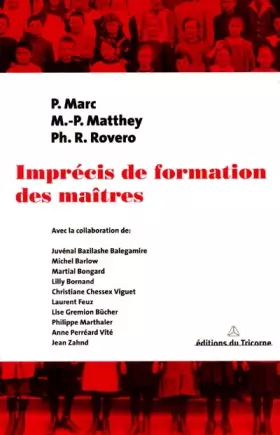 Couverture du produit · Imprécis de formation des maîtres