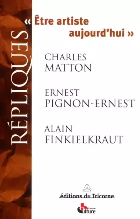 Couverture du produit · Etre artiste aujourd'hui