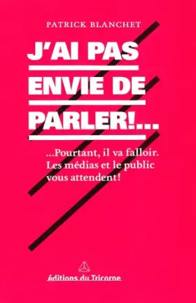 Couverture du produit · J'ai pas envie de parler !...