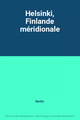 Couverture du produit · Helsinki, Finlande méridionale