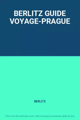 Couverture du produit · BERLITZ GUIDE VOYAGE-PRAGUE