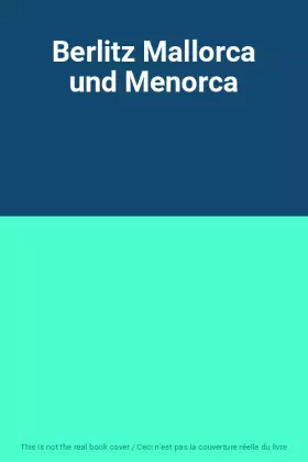 Couverture du produit · Berlitz Mallorca und Menorca