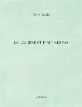 Couverture du produit · La Lumière et d'autres pas
