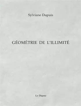 Couverture du produit · Géométrie de l'illimité
