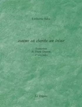 Couverture du produit · Comme on cherche un trésor