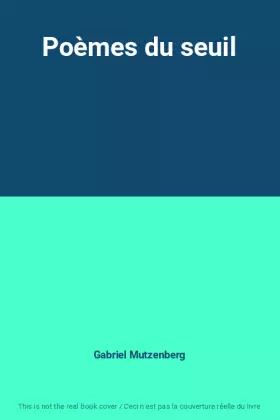 Couverture du produit · Poèmes du seuil