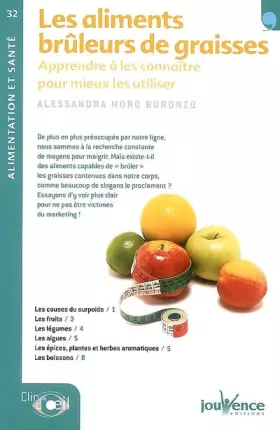 Couverture du produit · Les aliments brûleurs de graisses
